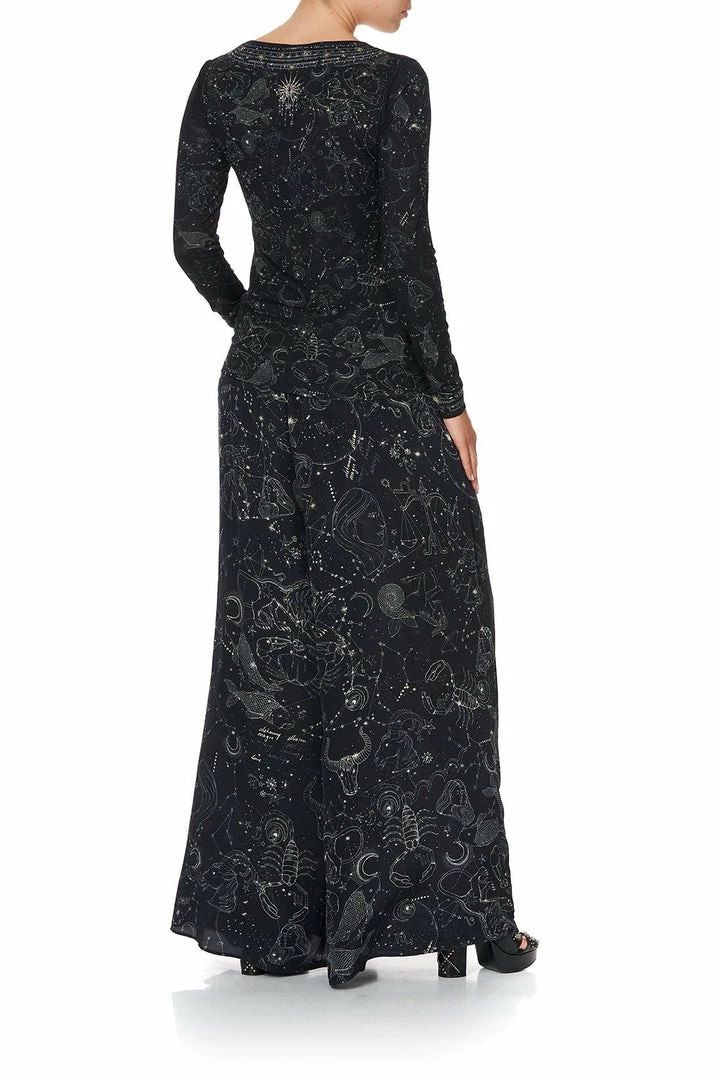 Camilla EBoutique (US) LONG SLEEVE FITTED TOP MIDNIGHT MOON HOUSE