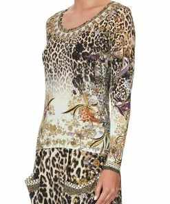 Camilla EBoutique (US) LONG SLEEVE FITTED TOP NOMADIC NYMPH Up To 30% Off