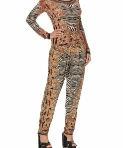 Camilla EBoutique (US) Up To 50% Off LONG SLEEVE FITTED TOP WILD FIRE