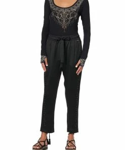 Camilla EBoutique (US) Up To 30% Off LONG SLEEVE TOP WITH THUMBHOLE MIDNIGHT PEARL