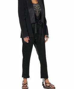 Camilla EBoutique (US) Up To 30% Off LONG SLEEVE TOP WITH THUMBHOLE MIDNIGHT PEARL