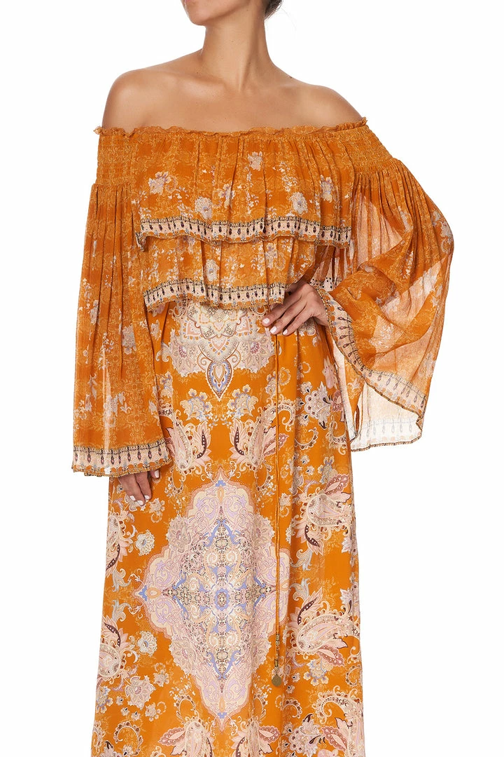 Camilla EBoutique (US) LONG TIERED RUFFLE DRESS MARRAKESH MAIDEN Up To 40% Off