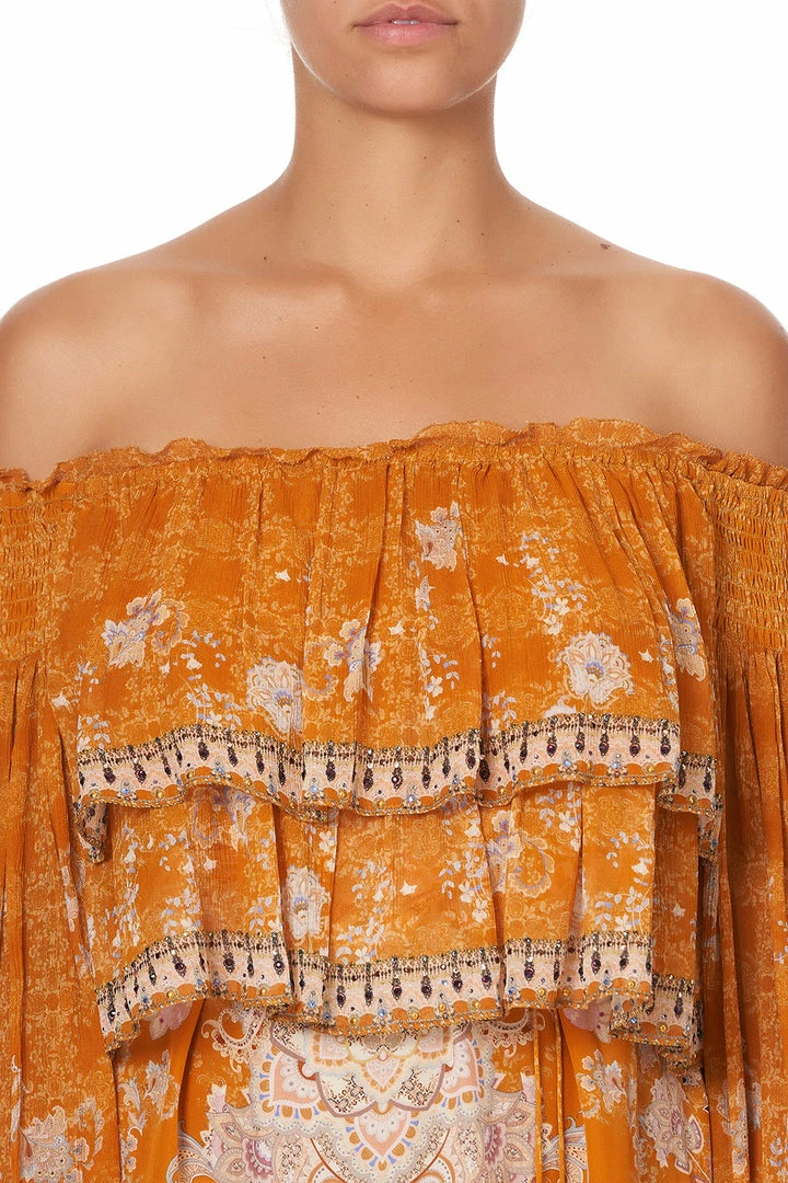 Camilla EBoutique (US) LONG TIERED RUFFLE DRESS MARRAKESH MAIDEN Up To 40% Off