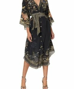 Camilla EBoutique (US) Up To 30% Off LOOSE BUTTON THROUGH DRESS THE JEWELLED ARROW