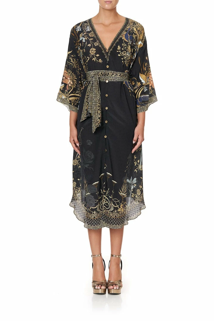 Camilla EBoutique (US) Up To 30% Off LOOSE BUTTON THROUGH DRESS THE JEWELLED ARROW