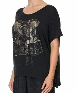 Camilla EBoutique (US) LOOSE FIT ROUND NECK TEE COBRA KING