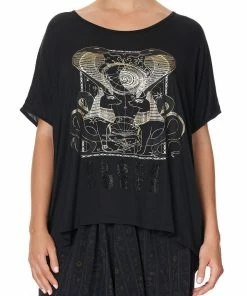 Camilla EBoutique (US) LOOSE FIT ROUND NECK TEE COBRA KING