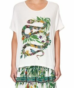 Camilla EBoutique (US) Up To 30% Off LOOSE FIT ROUND NECK TEE DAINTREE DARLING