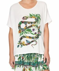 Camilla EBoutique (US) Up To 30% Off LOOSE FIT ROUND NECK TEE DAINTREE DARLING