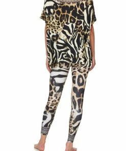 Camilla EBoutique (US) LOOSE FIT ROUND NECK TEE FELINE