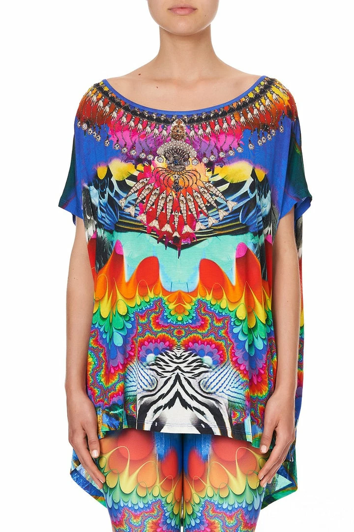 Camilla EBoutique (US) LOOSE FIT TEE RAINBOW GATHERING Sale Clothing