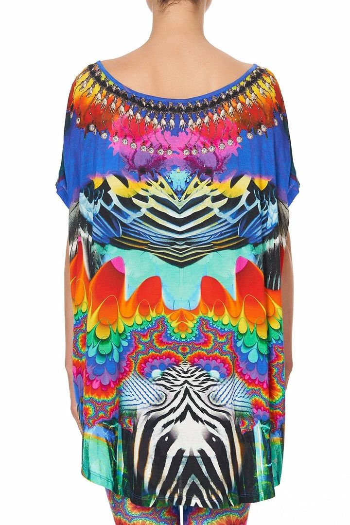 Camilla EBoutique (US) LOOSE FIT TEE RAINBOW GATHERING Sale Clothing