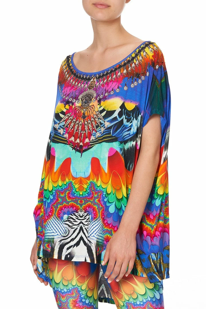 Camilla EBoutique (US) LOOSE FIT TEE RAINBOW GATHERING Sale Clothing