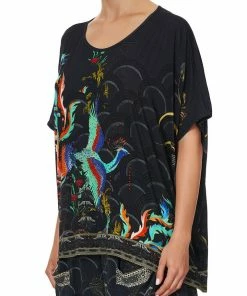 Camilla EBoutique (US) LOOSE ROUND NECK TEE WISE WINGS