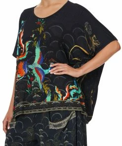 Camilla EBoutique (US) LOOSE ROUND NECK TEE WISE WINGS