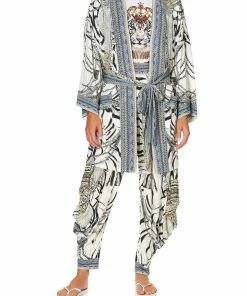 Camilla EBoutique (US) LOUNGE KIMONO WITH TIE WILD BELLE Sale Clothing