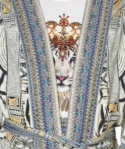 Camilla EBoutique (US) LOUNGE KIMONO WITH TIE WILD BELLE Sale Clothing