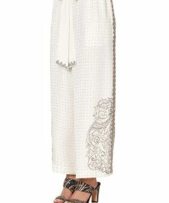 Camilla EBoutique (US) Sale Clothing LOUNGE TROUSER WITH TIE WAIST LUXE CREAM