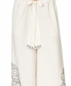 Camilla EBoutique (US) Sale Clothing LOUNGE TROUSER WITH TIE WAIST LUXE CREAM