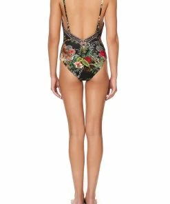 Camilla EBoutique (US) LOW BACK BODYSUIT RAISED WITH WOLVES Up To 40% Off