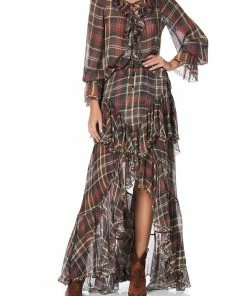 Camilla EBoutique (US) MAXI SKIRT WITH DOUBLE FRILL HOLD YOUR HORSES