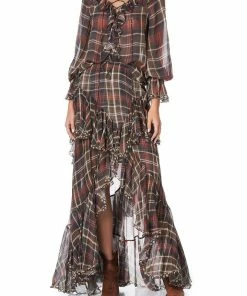 Camilla EBoutique (US) MAXI SKIRT WITH DOUBLE FRILL HOLD YOUR HORSES