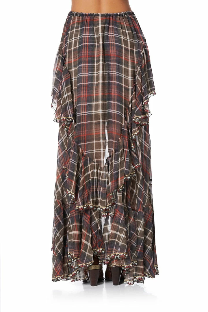 Camilla EBoutique (US) MAXI SKIRT WITH DOUBLE FRILL HOLD YOUR HORSES
