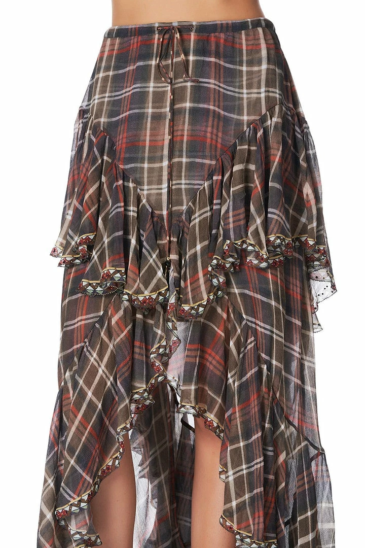 Camilla EBoutique (US) MAXI SKIRT WITH DOUBLE FRILL HOLD YOUR HORSES