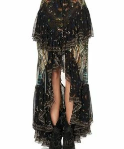 Camilla EBoutique (US) MAXI SKIRT WITH DOUBLE FRILL MATERNAL INSTINCT