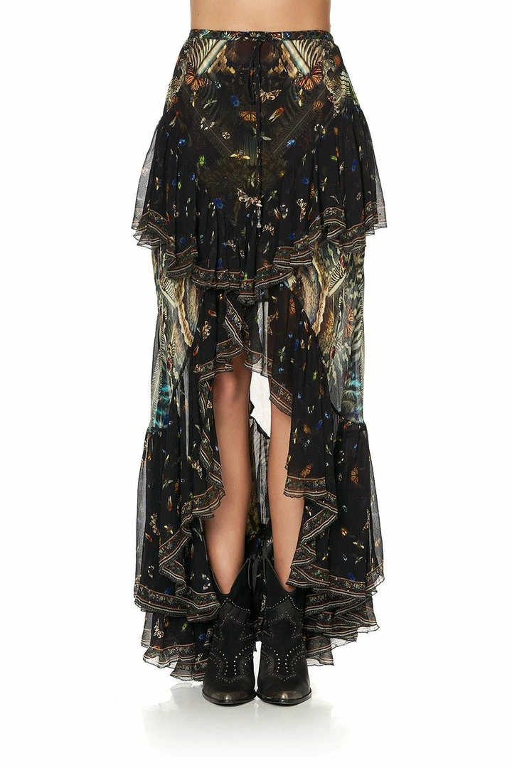 Camilla EBoutique (US) MAXI SKIRT WITH DOUBLE FRILL MATERNAL INSTINCT