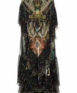 Camilla EBoutique (US) MAXI SKIRT WITH DOUBLE FRILL MATERNAL INSTINCT