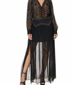 Camilla EBoutique (US) MAXI SKIRT WITH SHAPED YOKE COBRA KING Up To 50% Off