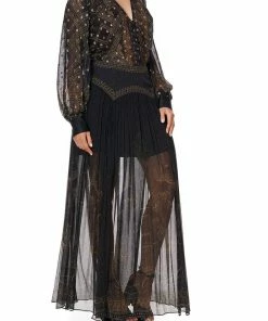 Camilla EBoutique (US) MAXI SKIRT WITH SHAPED YOKE COBRA KING Up To 50% Off