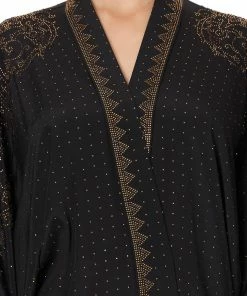 Camilla EBoutique (US) Sale Clothing MID LENGTH KIMONO COAT LUXE BLACK