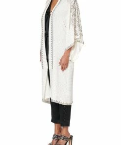 Camilla EBoutique (US) MID LENGTH KIMONO COAT LUXE CREAM Sale Clothing