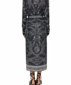 Camilla EBoutique (US) Up To 40% Off MID LENGTH SHIRT DRESS MIDNIGHT PEARL