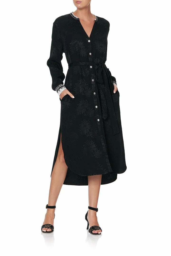 Camilla EBoutique (US) Up To 50% Off MID LENGTH SHIRT DRESS SILVER LININGS