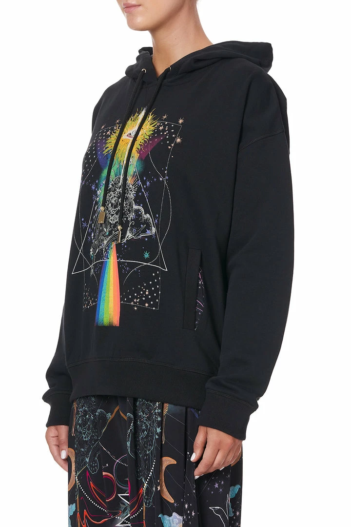 Camilla EBoutique (US) Up To 40% Off HOODIE WITH SIDE POCKETS MIDNIGHT MOON HOUSE