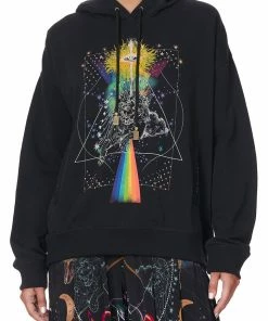 Camilla EBoutique (US) Up To 40% Off HOODIE WITH SIDE POCKETS MIDNIGHT MOON HOUSE