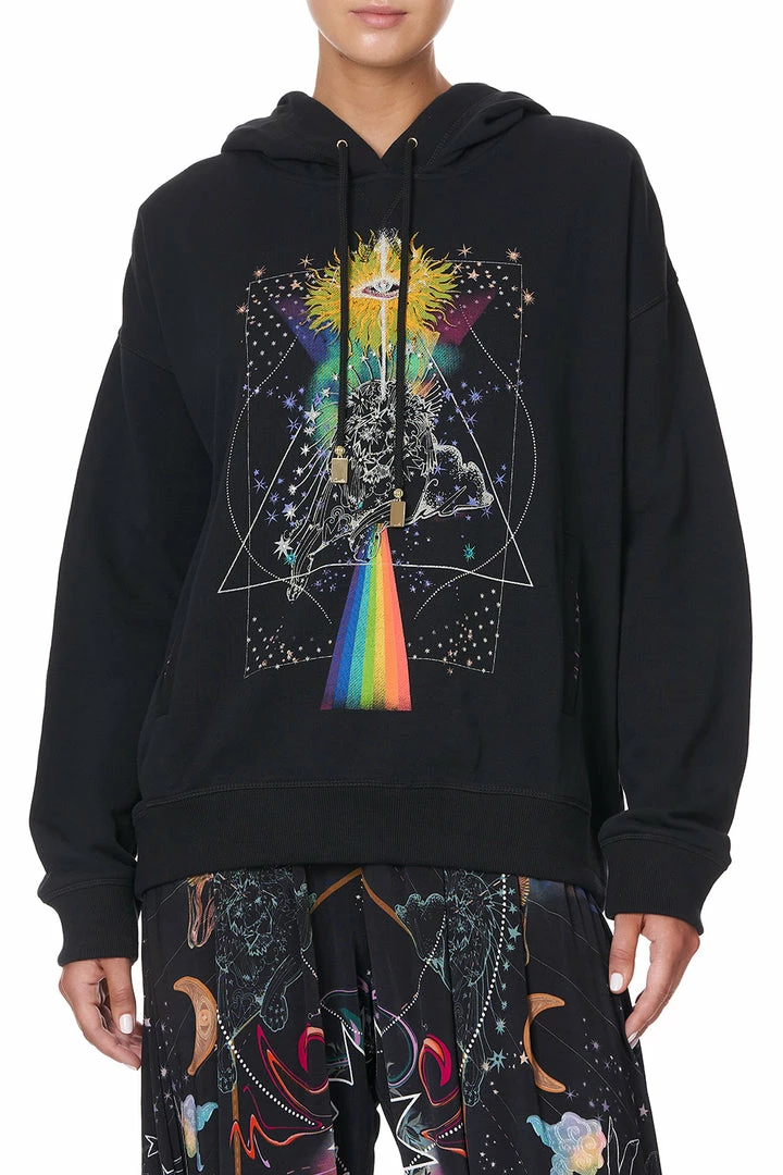 Camilla EBoutique (US) Up To 40% Off HOODIE WITH SIDE POCKETS MIDNIGHT MOON HOUSE