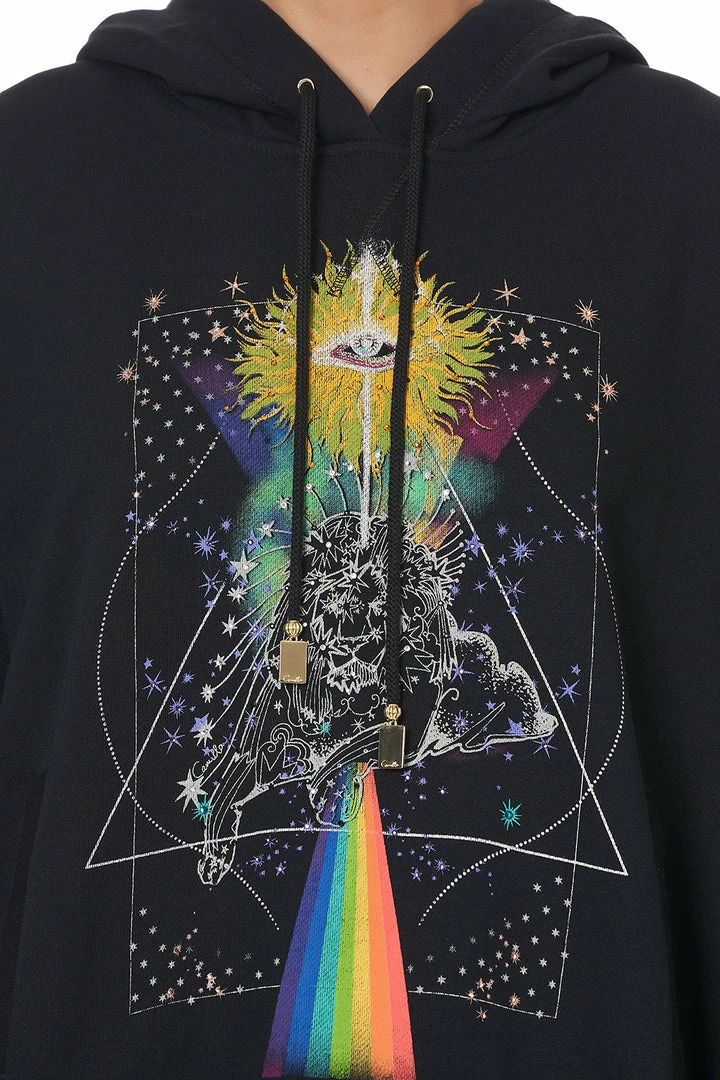 Camilla EBoutique (US) Up To 40% Off HOODIE WITH SIDE POCKETS MIDNIGHT MOON HOUSE