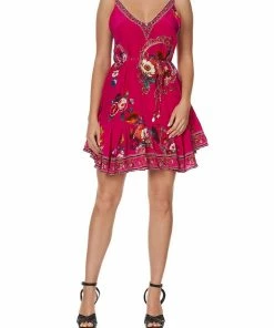 Camilla EBoutique (US) MINI DRESS WITH RUFFLE HEM APPLE EYED Up To 30% Off