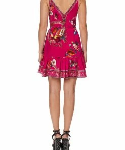 Camilla EBoutique (US) MINI DRESS WITH RUFFLE HEM APPLE EYED Up To 30% Off