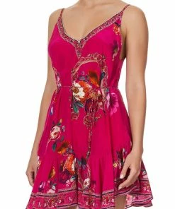 Camilla EBoutique (US) MINI DRESS WITH RUFFLE HEM APPLE EYED Up To 30% Off