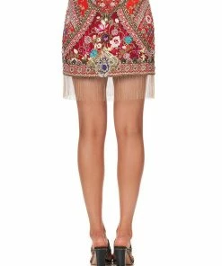 Camilla EBoutique (US) Sale Clothing EMBELLISHED MINI SKIRT CAMEOS CAN CAN