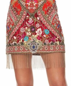 Camilla EBoutique (US) Sale Clothing EMBELLISHED MINI SKIRT CAMEOS CAN CAN