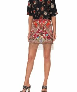 Camilla EBoutique (US) Sale Clothing EMBELLISHED MINI SKIRT CAMEOS CAN CAN
