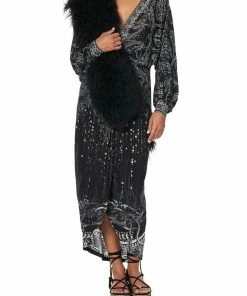 Camilla EBoutique (US) Up To 30% Off MONGOLIAN STOLE MIDNIGHT PEARL