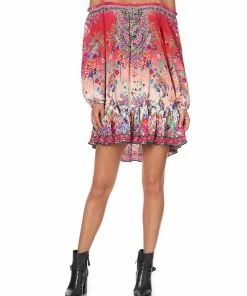 Camilla EBoutique (US) OFF SHOULDER DRESS WITH STRAPS FREE LOVE Up To 40% Off