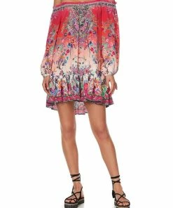 Camilla EBoutique (US) OFF SHOULDER DRESS WITH STRAPS FREE LOVE Up To 40% Off